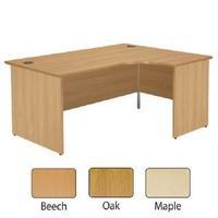 Jemini Maple Right Hand Panel End Radial Desk 1800mm KF838074