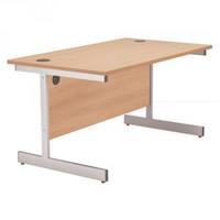 Jemini Beech 1200mm Rectangular Cantilever Desk KF838075