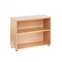 jemini 730mm bookcase 1 shelf beech kf838412