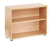 jemini 730mm bookcase 1 shelf oak kf838416