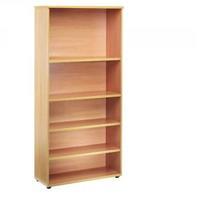 jemini 1800mm bookcase 4 shelf oak kf838418