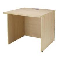 jemini ultra warm maple 800mm reception desk kf838405