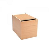 jemini intro fixed pedestal 3 drawer bavarian beech kf74242