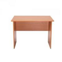 jemini intro panel end desk 1000mm bavarian beech kf74125