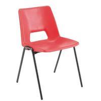 Jemini Polypropylene Stacking Red Chair KF74961