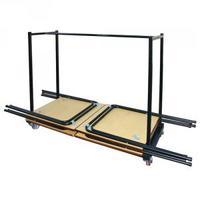 jemini folding exam desk trolley 40 desk capacity kf74974