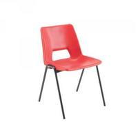 jemini classroom red chair 260mm kf74975