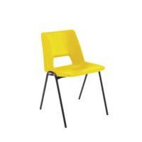 jemini classroom yellow chair 260mm kf74995