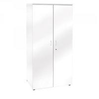 jemini 1800mm cupboard 4 shelves white