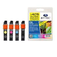 jet tec remanufactured epson t1621234 bcmy multipack e16mp inkjet