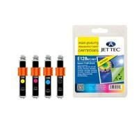 Jet Tec Remanufactured Epson T1281234 BCMY Multipack E128MPACK Inkjet