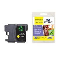 jet tec remanufactured brother lc1100 yellow b11y inkjet printer ink