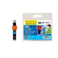 Jet Tec Remanufactured Epson T0802 Cyan E80C Inkjet Printer Ink