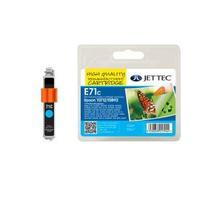 Jet Tec Remanufactured Epson T0712 Cyan E71C Inkjet Printer Ink