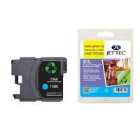 Jet Tec Remanufactured Brother LC1100 Cyan B11C Inkjet Printer Ink