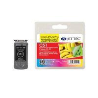 Jet Tec Remanufactured Canon CL-51 CMY Colour C51 Inkjet Printer Ink