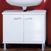 Jessica White Bathroom Vanity without Wash Basin