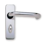 jedo round bar aluminium bathroom door handle