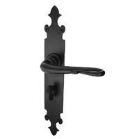 Jedo Bordeaux Black Antique Bathroom Door Handle