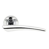 jedo horn door handle on round rose