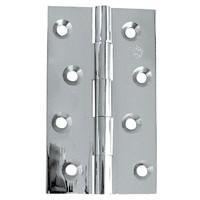 jedo polished chrome solid drawn hinge