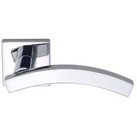 Jedo Paja Kubus Curved Door Handle on Square Rose