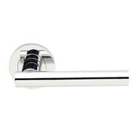 Jedo Petra Door Handle on Round Rose