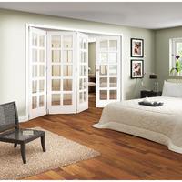 jeld wen shaker white primed 10 lite clear glazed fold sliding interna ...