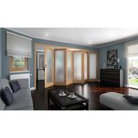 jeld wen white oak 1 light obscure glazed fold sliding shaker internal ...