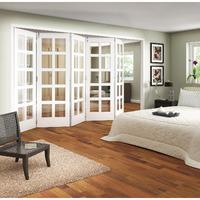 jeld wen shaker white primed 10 lite clear glazed fold sliding interna ...