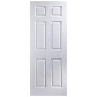 Jeld-Wen Moulded Door 6 Panel Woodgrain Internal Fire Door 78in x 33in x 44mm (1981 x 838mm)