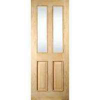 Jeld-Wen Oregon White Oak Raised Bead Clear Glazed Internal Door 78in x 27in x 35mm (1981 x 686mm)