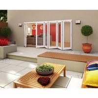 Jeld-Wen Darwin White Hardwood Folding Patio Door 2104x4804x54mm 1L+5R