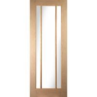 Jeld-Wen Worcester White Oak Glazed Internal Door 78in x 27in x 35mm (1981 x 686mm)