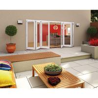 Jeld-Wen Darwin White Hardwood Folding Patio Door 2104x4204x54mm 3L+3R