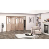 jeld wen oak mackintosh inspired 2 light glazed fold sliding internal  ...