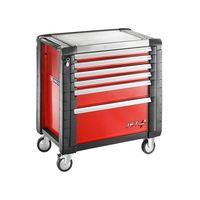 jet6m4 roller cabinet 6 drawer red