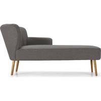 Jersey Right Hand Facing Chaise, Graphite Grey