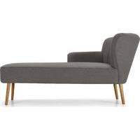 jersey left hand facing chaise graphite grey