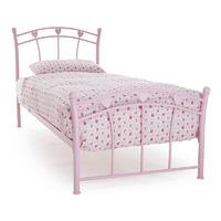 Jemima Bed Frame in Glossy Pink