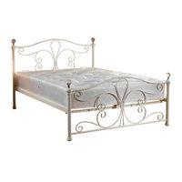 Jerome Bed - White - Double