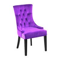 Jewel Tones Purple Velvet Chair