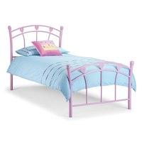 jemima pink metal bed