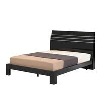 Jessica Black High Gloss Double Bed Ventilated Board Inclusive