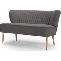 Jersey 2 Seater Sofa, Graphite grey