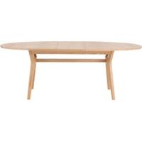 Jenson Oval Exending Dining Table, Oak