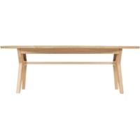 jenson oval coffee table solid oak
