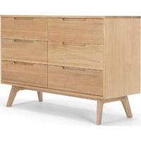 Jenson Wide Chest of Drawers, Oak