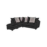 Jewel Lefthand Corner Chaise Footstool