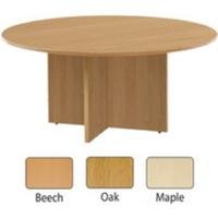 Jemini Round Meeting Table Oak KF71953